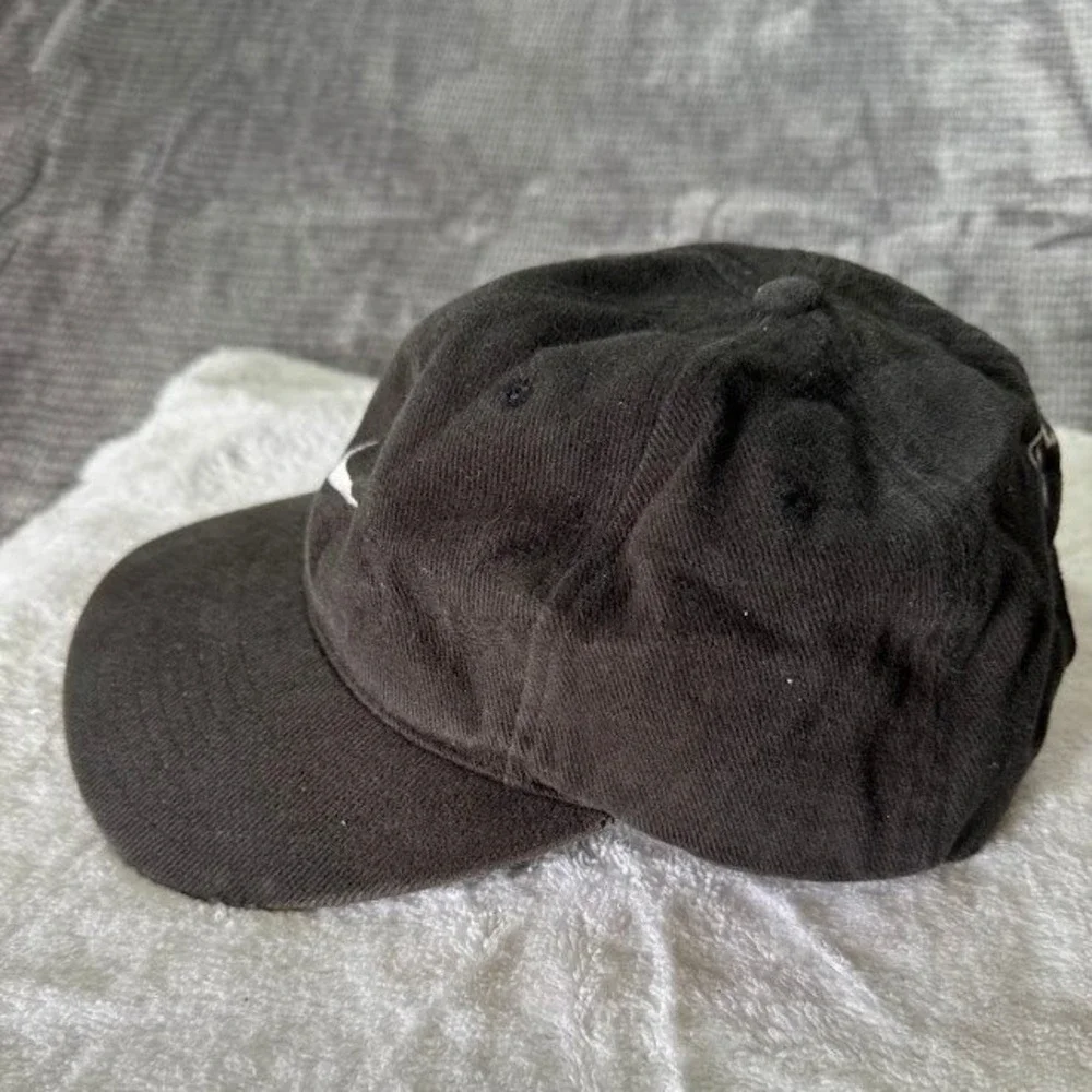 Vintage Nike Duke Blue‎ Devils Adjustable Hat Black Swoosh Youth Cap